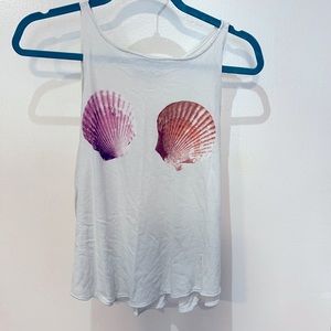 WILDFOX seashell mermaid bra tank top